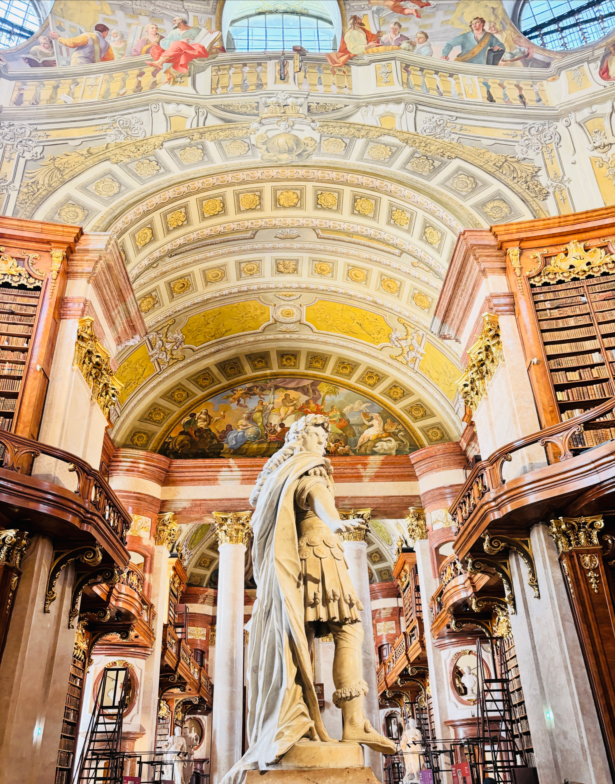 Viennas national library, a baroque masterpiece